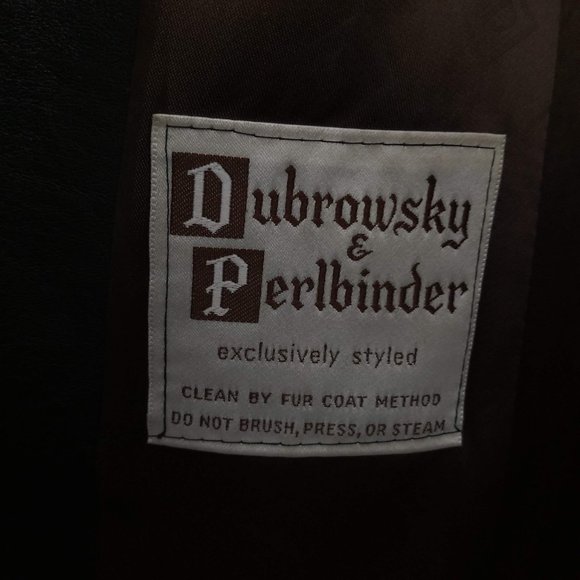 Vintage Dubrowsky & Perlbinder Long Faux Fur Coat - Picture 7 of 10